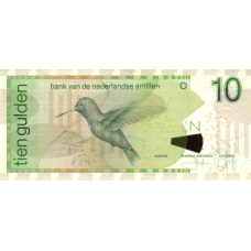 P28c Netherlands Antilles - 10 Gulden Year 2003
